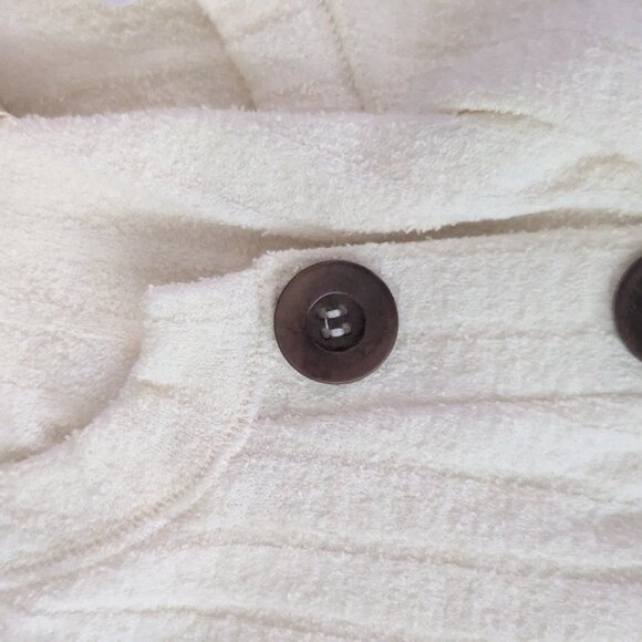 We the Free Oliver Knit Henley Canvas in Ivory Size Small NWT - Picture 3 of 8